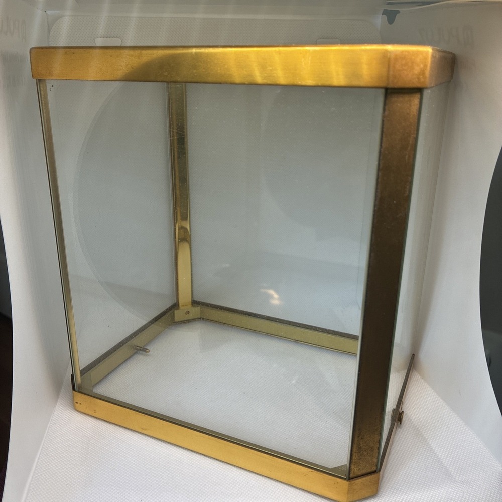 Atmos Clock Case Frame UPPER ONLY - For Model 528-6 For Parts! As Is ! (w/glass)